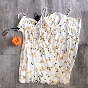 NEW FLORAL FLOUNCE JUMPSUIT